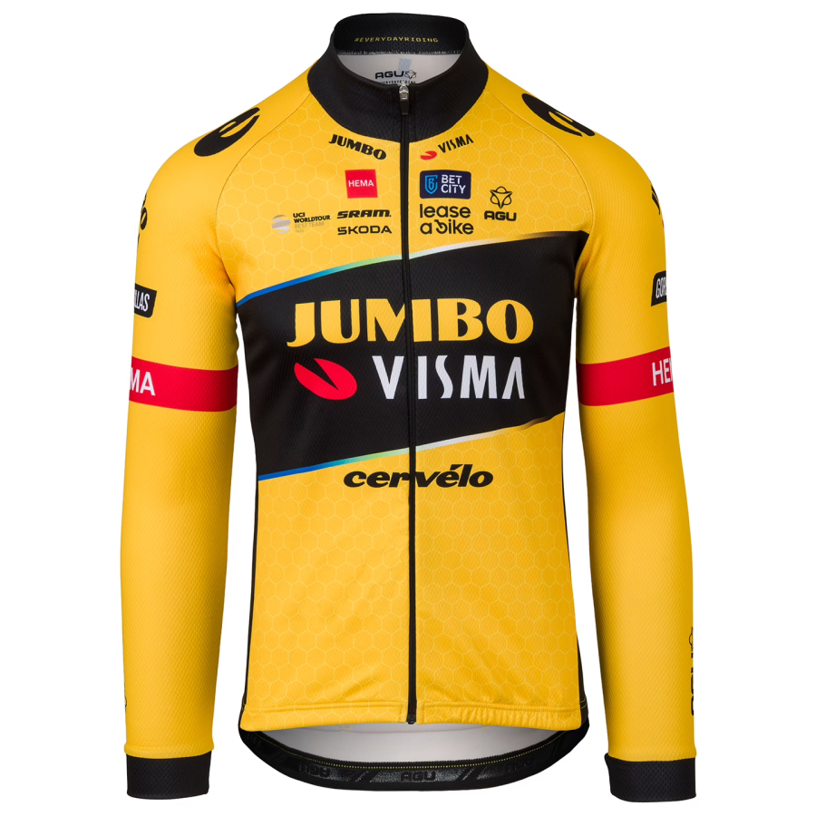 TEAM JUMBO-VISMA Sweatshirt 2024 yellow - black VM202