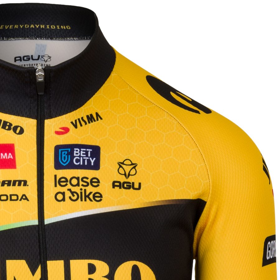TEAM JUMBO-VISMA Sweatshirt 2024 yellow - black VM202 - Image 2