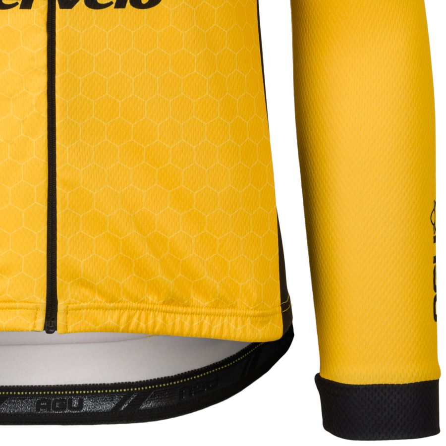 TEAM JUMBO-VISMA Sweatshirt 2024 yellow - black VM202 - Image 3