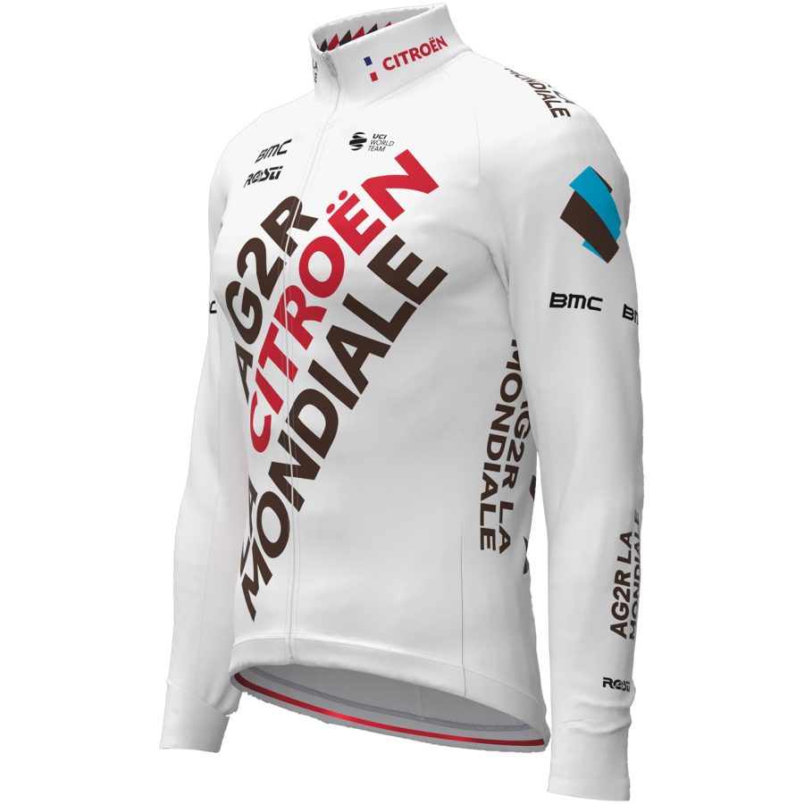 AG2R CITROËN TEAM Kurtka zimowa 2024 czerwony - brązowy - biały-  AG2R111 - Image 3