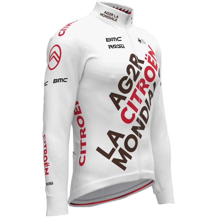 AG2R CITROËN TEAM Kurtka zimowa 2024 czerwony - brązowy - biały-  AG2R111 - Image 6