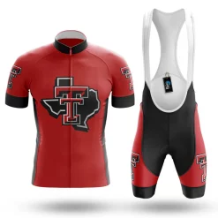 Men's Cycling Kit Red Raiders TX- BK13