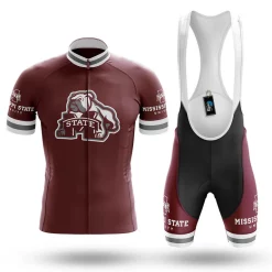 Men's Cycling Kit Mississippi State University V3- BK08