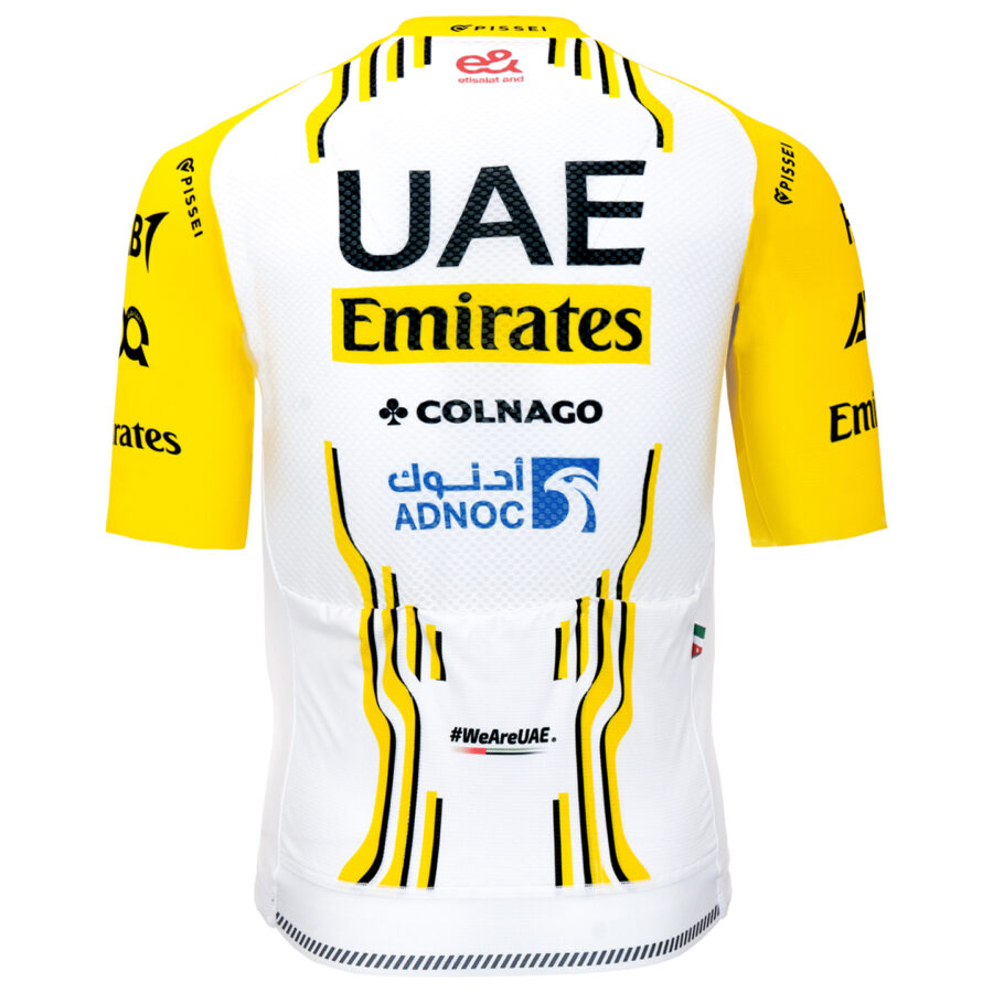UAE TEAM EMIRATES TdF 2025 short-sleeved shirt yellow UAE303 - Image 2