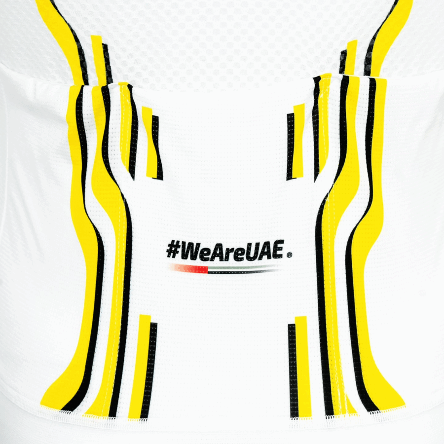 UAE TEAM EMIRATES TdF 2025 short-sleeved shirt yellow UAE303 - Image 3