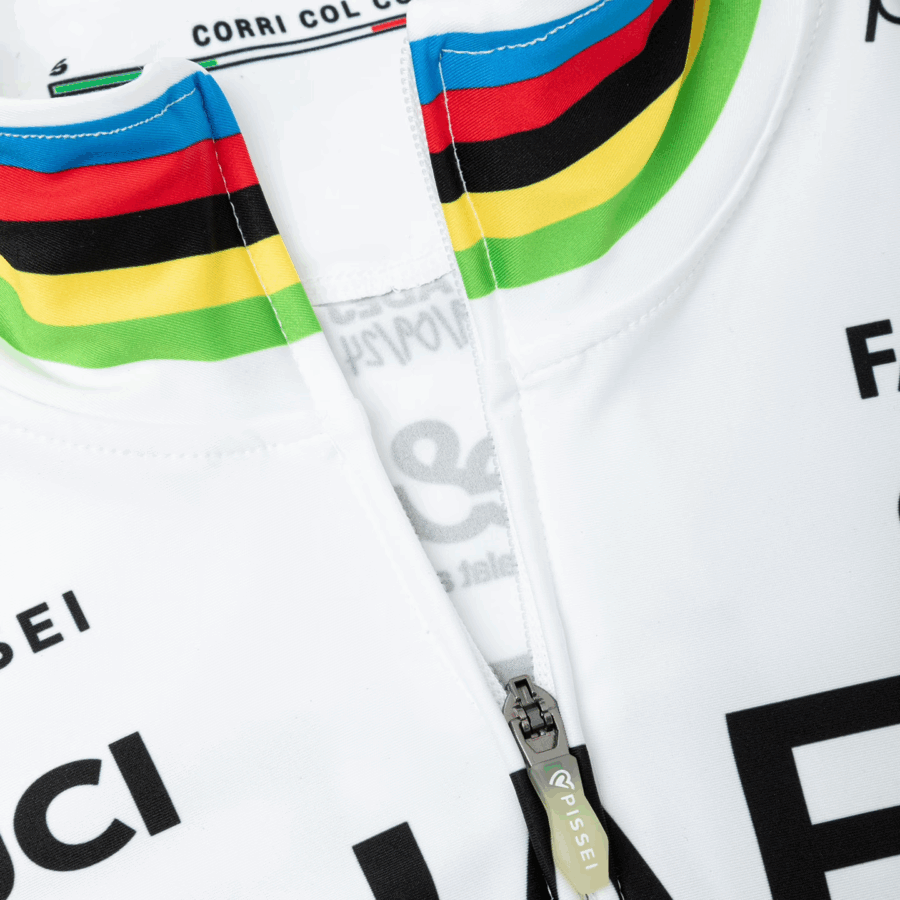 UAE TEAM EMIRATES 2025 World Champion sweatshirt, colorful - white UAE302 - Image 3