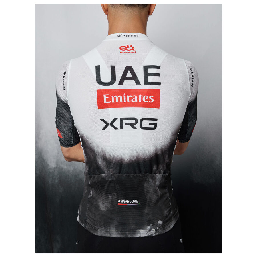 Men's Cycling Kit UAE TEAM EMIRATES 2025 black - white- UAE300 - Image 7