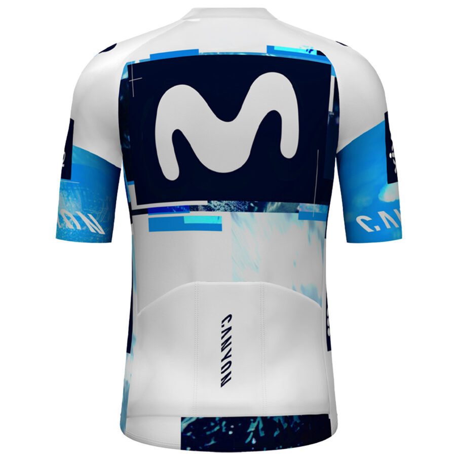 MOVISTAR TEAM T-shirt manches courtes 2025 bleu MOVI300 – Image 2