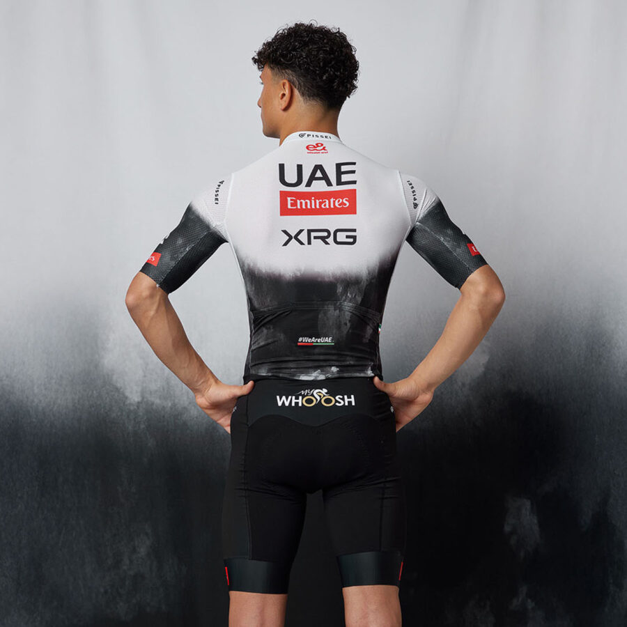 Men's Cycling Kit UAE TEAM EMIRATES 2025 black - white- UAE300 - Image 5