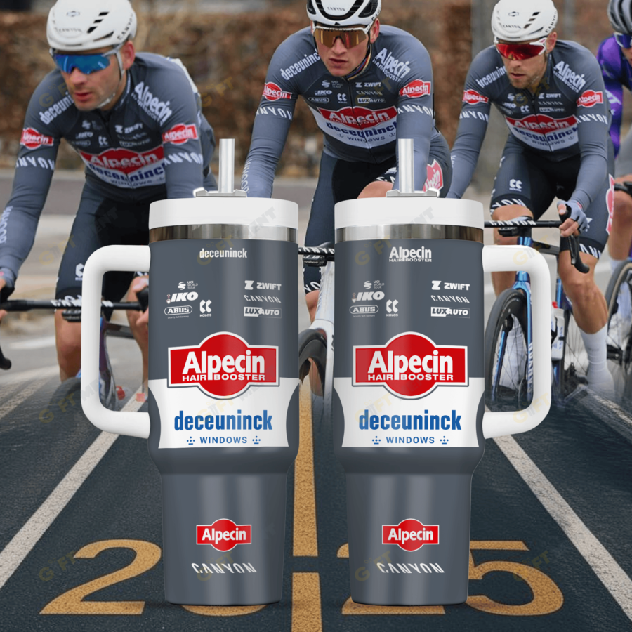 2025 Tour de France – Gobelet isotherme 40 oz Alpecin–Deceuninck – Édition limitée BK200