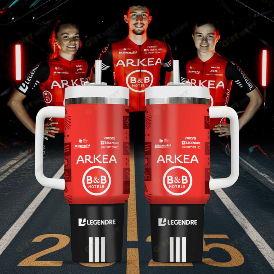 2025 Tour de France – Gobelet isotherme 40 oz Arkéa–B&B Hotels – Édition limitée BK201