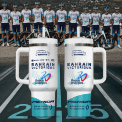 2025 Tour de France – Gobelet isotherme 40 oz Bahrain Victorious – Édition limitée BK202