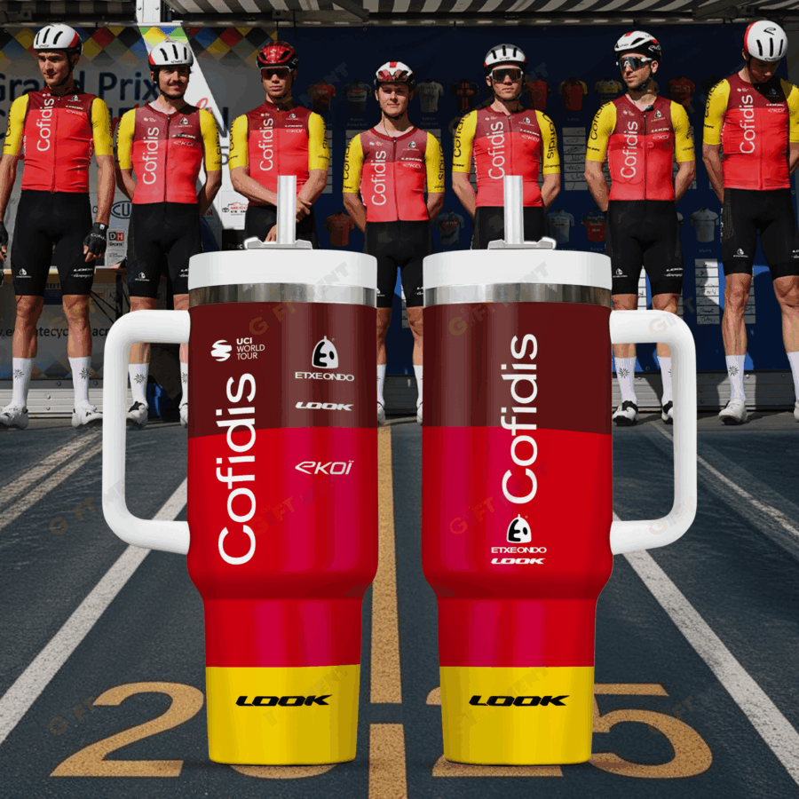 2025 Tour de France – Gobelet isotherme 40 oz Cofidis – Édition limitée BK204
