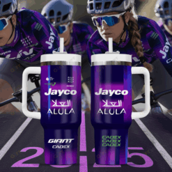 2025 Tour de France – Gobelet isotherme 40 oz Jayco–AlUla – Édition limitée BK210