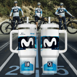 2025 Tour de France – Gobelet isotherme 40 oz Movistar  – Édition limitée BK212