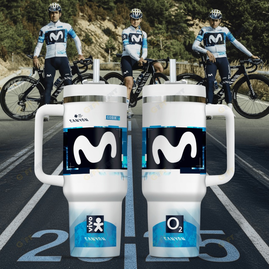 2025 Tour de France – Gobelet isotherme 40 oz Movistar  – Édition limitée BK212