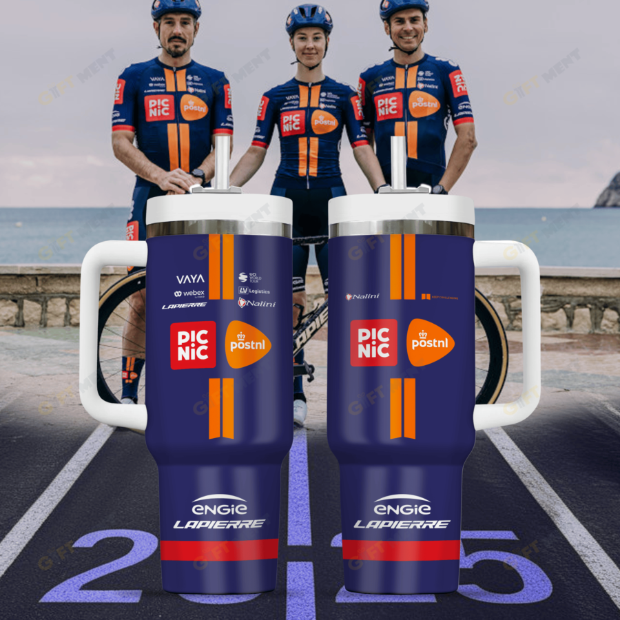 2025 Tour de France – Gobelet isotherme 40 oz Picnic PostNL  – Édition limitée BK214